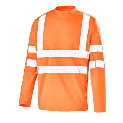 Рабочая футболка - FLUO BASE 2 - CEPOVETT Safety - высокая видимость / из полиэстера / для мужчин