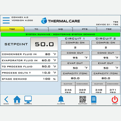 Система управления наблюдения - Connex 4.0 - Thermal Care, Inc. - для измерения температуры / доступа / централизованная