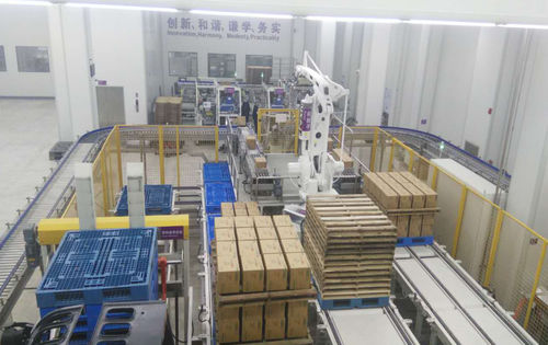 Роботизированный штабелер - JS-A-2 - shanghai only packaging - для ящиков / для картона / для поддонов