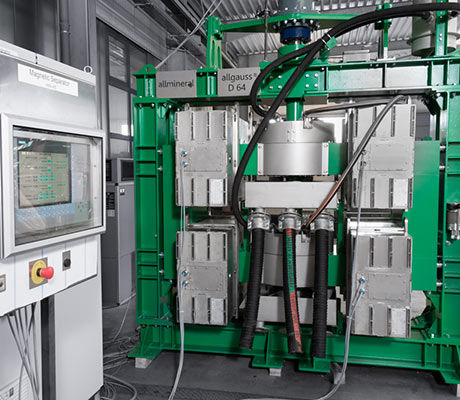 Сепаратор для жидкостей - allgauss® - allmineral Aufbereitungstechnik GmbH & Co.KG - магнитный / для процесса / для руды