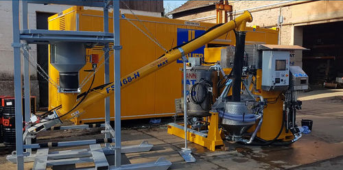 Система разгрузки для эластичных контейнеров - ZBB 1600 - BAUER MAT Slurry Handling Systems Zweigniederlassung der BAUER Maschinen GmbH - гидравлическая