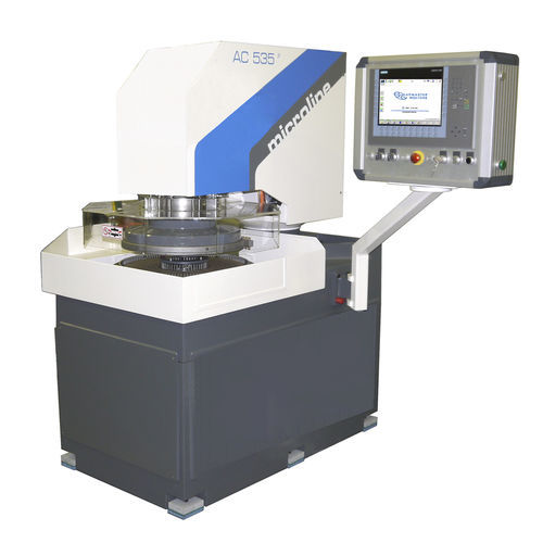 Станок для удаления заусенцев со щеткой - AC microLine® 535-D - Lapmaster Wolters GmbH - углового стеллажа / шлифовальный станок / полировальный станок