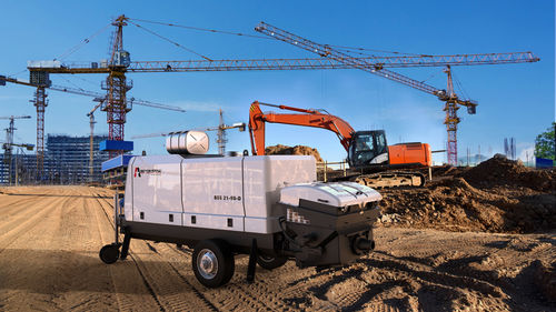 Стационарный бетононасос - BSS 21-90-D - BETONSTAR MAKINA SANAYI VE TICARET A.S. - для строительства