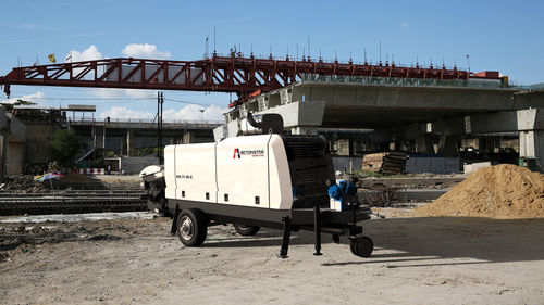 Мобильный бетононасос - BSS 21-90-E - BETONSTAR MAKINA SANAYI VE TICARET A.S. - для строительства