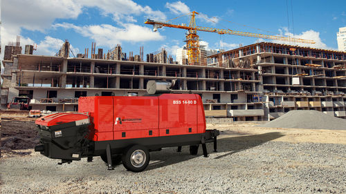 Мобильный бетононасос - BSS 14-90 D - BETONSTAR MAKINA SANAYI VE TICARET A.S. - для строительства