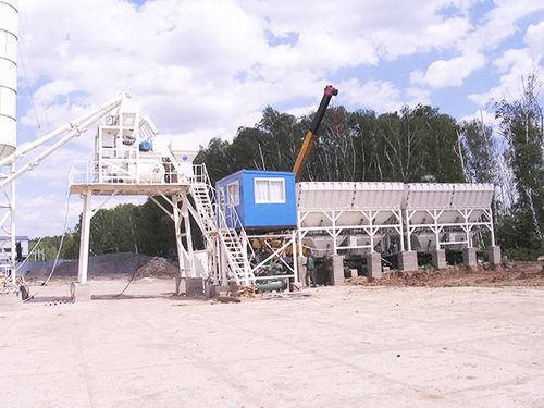 Стационарная бетоносмесительная установка - HZS series - Shandong Yuanyou Heavy Industry Science&Technology Co., Ltd.