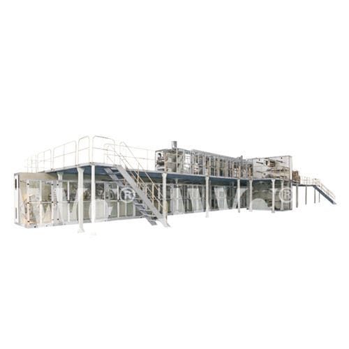 Производственная линия слоев - JWC-LKC-JQK-SV400 - Jiangsu Jwc Machinery Co., Ltd. - автоматическая / непрерывного действия / для автомобилестроения