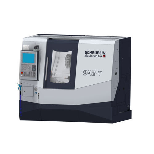 Токарный станок ЧПУ - 942-Y - SCHAUBLIN MACHINES - 3 оси / жесткий / A2-6