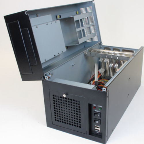 Крейт для ПК 1U - 606-B - Adek Technical Sales - компактный / 6 посадочных мест / объединительная плата