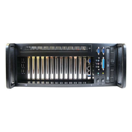 Крейт для ПК для монтажа в стойку - AD-581 - Adek Technical Sales - 4U / 14 ячеек / объединительная плата