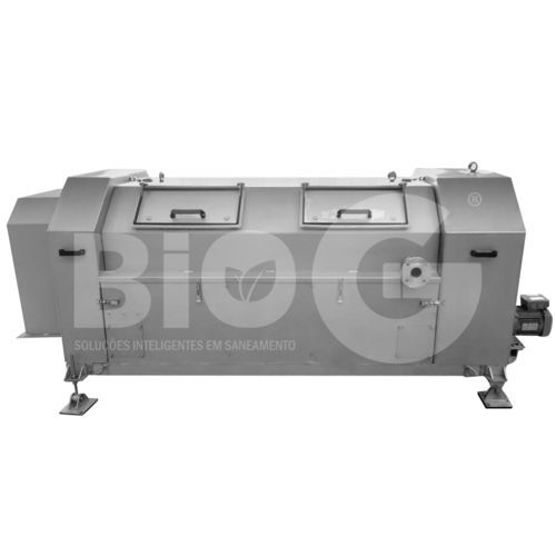 Поворотное сито - Bio água engenharia - из нержавеющей стали / самоочищающееся