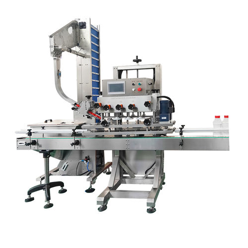 Линейное устройство закупорки бутылок - NP-LC - Shanghai Npack Automation Equipment Co.,ltd - гибкое / завинчиваемое / винтовое