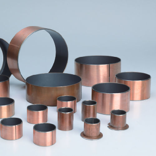 Подшипник скольжения с фланцем - CSB-50M series - Zhejiang Changsheng Sliding Bearing Co., Ltd. - цилиндрический / из стали / из пористой бронзы