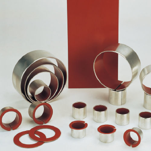 Подшипник скольжения с фланцем - CSB-40 - Zhejiang Changsheng Sliding Bearing Co., Ltd. - цилиндрический / из стали / из пористой бронзы