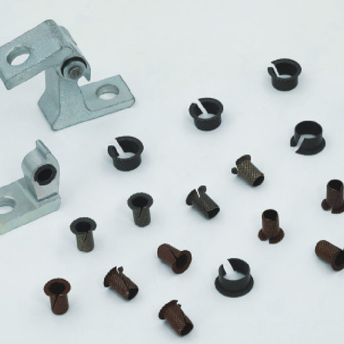 Подшипник скольжения с фланцем - CSB-FM - Zhejiang Changsheng Sliding Bearing Co., Ltd. - линейный / цилиндрический / из сетки из нержавеющей стали