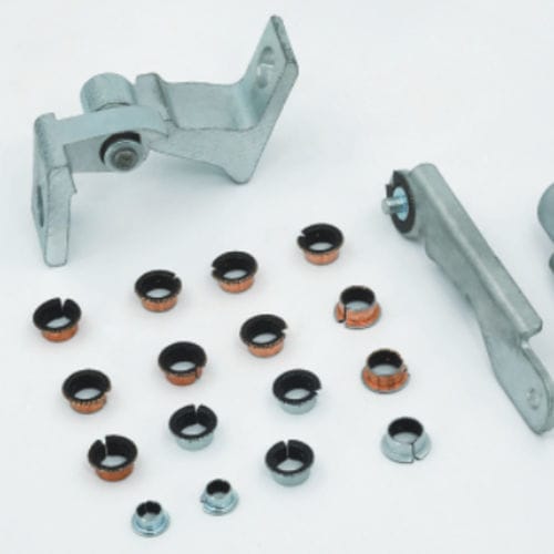 Подшипник скольжения с фланцем - CSB-12FM - Zhejiang Changsheng Sliding Bearing Co., Ltd. - цилиндрический / из стали / из бронзы