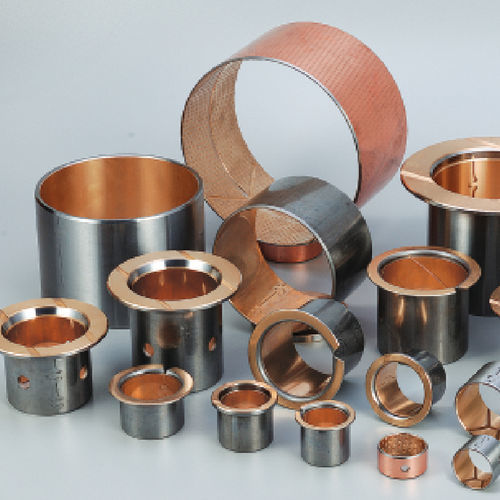 Подшипник скольжения с фланцем - CSB-800 - Zhejiang Changsheng Sliding Bearing Co., Ltd. - цилиндрический / свинцовый / из стали