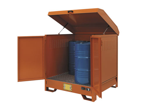 Шкаф для бочек - ECO 704 series  - Justrite Italia SRL - для хранения / напольный / для двери
