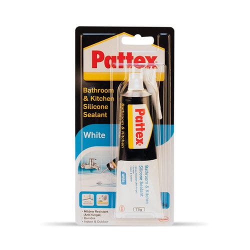 Силиконовая мастика - 527049 - PATTEX - для санитарно-технического оборудования / для внешнего использования / для уплотнения