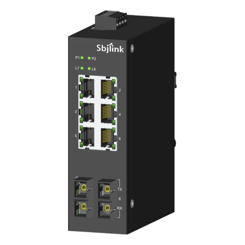 Неуправляемый коммутатор Ethernet - RPT-1008-2FM-SC-X6R - Sbjlink/Subject Link Inc. - 8 портов / 10/100BaseT(X) / оптического волокна
