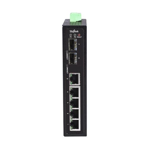 Неуправляемый коммутатор Ethernet - RPT-1007-2F-X4  - Sbjlink/Subject Link Inc. - 10/100BaseT(X) / 7 портов / на DIN-рейке