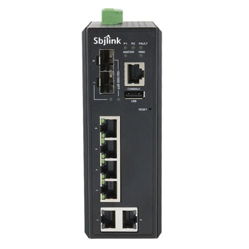 Управляемый коммутатор Ethernet - RPT-2008G-X4 - Sbjlink/Subject Link Inc. - 8 портов / уровня 2 / Gigabit Ethernet