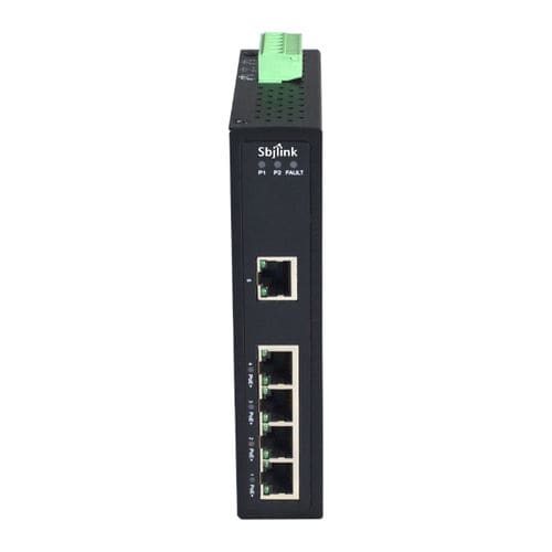 Неуправляемый коммутатор Ethernet - RPT-1005GP-X4 - Sbjlink/Subject Link Inc. - 5 портов / Gigabit Ethernet / на DIN-рейке