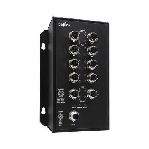 Неуправляемый коммутатор Ethernet - RPT-M1810GP-T-X2 - Sbjlink/Subject Link Inc. - 10 портов / Gigabit Ethernet / на DIN-рейке