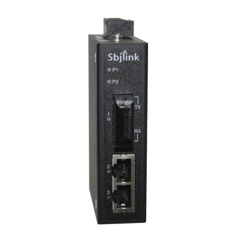 Промышленный преобразователь - HNT-1402FM/FS-T-X6R - Sbjlink/Subject Link Inc. - среда / Ethernet в оптическое волокно / на DIN-рейке