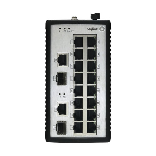 Промышленный коммутатор Ethernet - RPT-1018-2C-T-X6M - Sbjlink/Subject Link Inc. - неуправляемый / 18 портов / на DIN-рейке