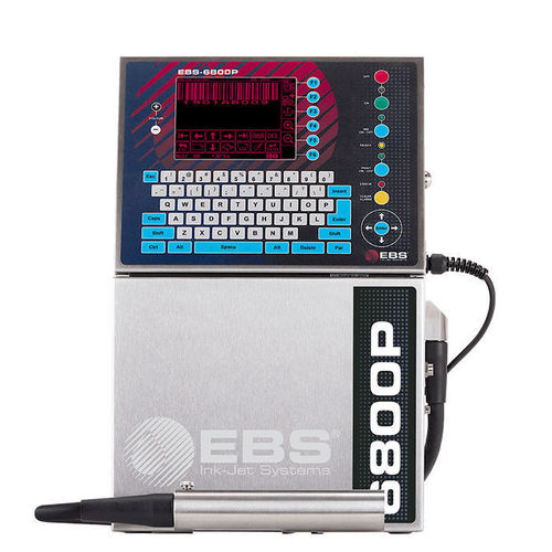 Маркировочная машина для непрерывной струйной печати - EBS-6800P - EBS Ink Jet Systeme GmbH - для металла / для пластмассы / для алюминия