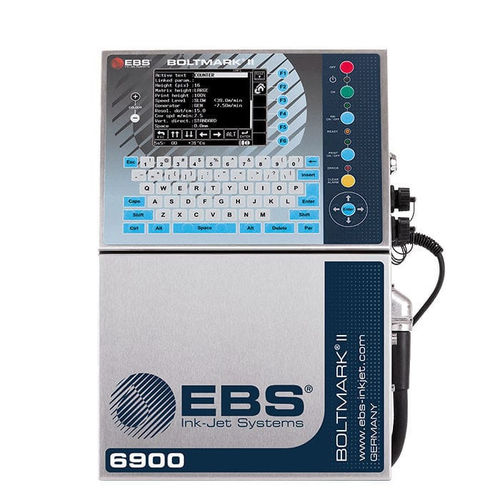 Маркировочная машина для непрерывной струйной печати - EBS-6900 - EBS Ink Jet Systeme GmbH - для металла / для пластмассы / для алюминия