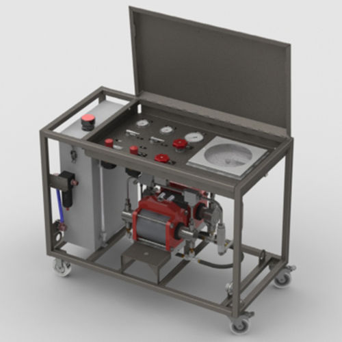 Установка высокого давления для цеха - BMS - RESATO High Pressure Technology - мобильная / с пневмоприводом