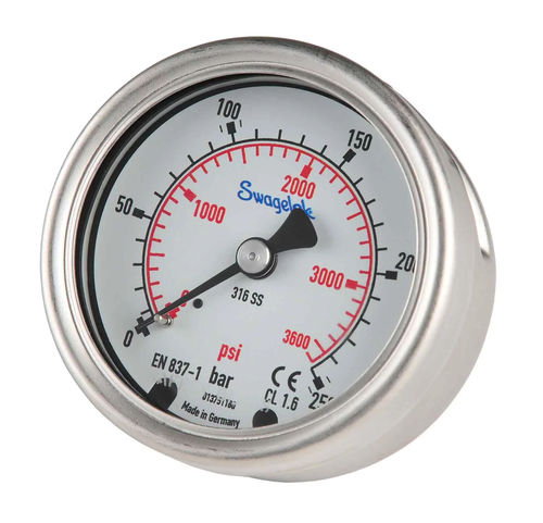 Манометр со шкалой - PG - Shaw Moisture Meters - с трубкой Бурдона