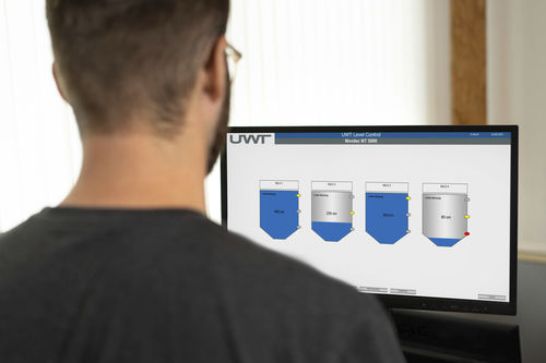 Система наблюдения с системой визуализации - NivoTec® NT 3500 - UWT GmbH - уровня / для бака / для силоса