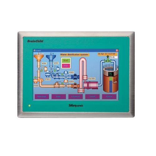 Терминал с сенсорным экраном - HMI 750 - BRAINCHILD ELECTRONIC CO., LTD - встраиваемый / 800x480 / ARM Cortex