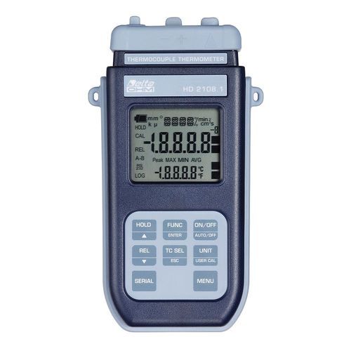 Термометр с термопарой - HD2108.1 - Delta OHM - цифровой / °C / K