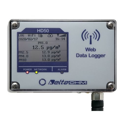Регистратор данных для твердых частиц - HD50PM - Delta OHM - WiFi / Ethernet / с графическим ЖК-индикатором
