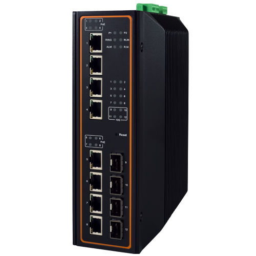 Управляемый коммутатор Ethernet - EHG7512 Series - Atop Technologies - 12 портов / Gigabit Ethernet / гигабит
