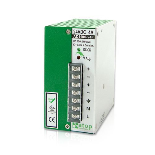 Источник электропитания на DIN-рейке - AD1100-24F - Atop Technologies - AC/DC / с защитой от короткого замыкания