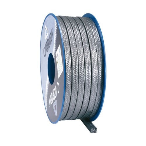 Плетеная набивка из графита - C8300R - Carrara Global Sealing Solution - из углеродной нити / для клапана