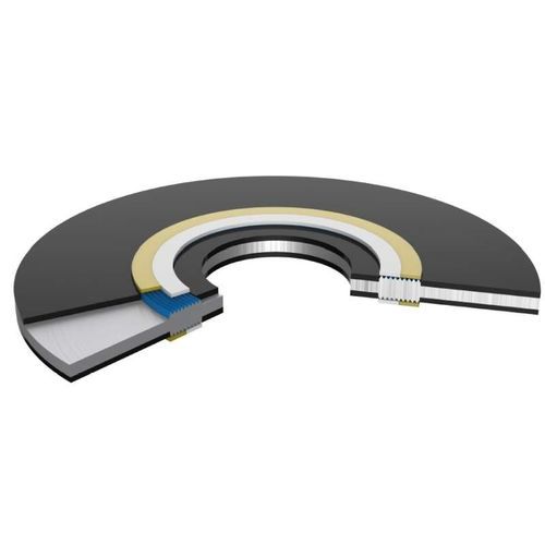 Установленный уплотнитель на фланце - ICP - Carrara Global Sealing Solution - кольцевой / из стали / круглый