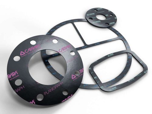 Прокладочный лист из расширенного графита - Planigraph™ - Carrara Global Sealing Solution - фланца / для клапана / для гибкого шланга