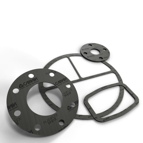 Прокладочный лист из графита - PLANIFLEX™ PF81R - Carrara Global Sealing Solution - из металлической проволоки / из БНК / нитриловый
