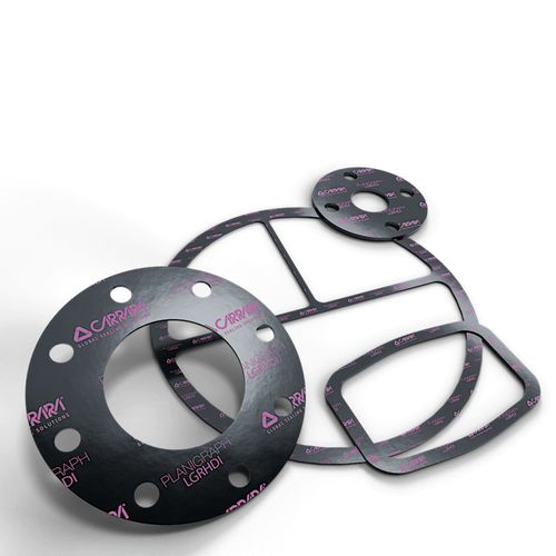 Прокладочный лист из расширенного графита - PLANIGRAPH™ LGRHDI - Carrara Global Sealing Solution - из нержавеющей стали / фланца / высокотемпературный