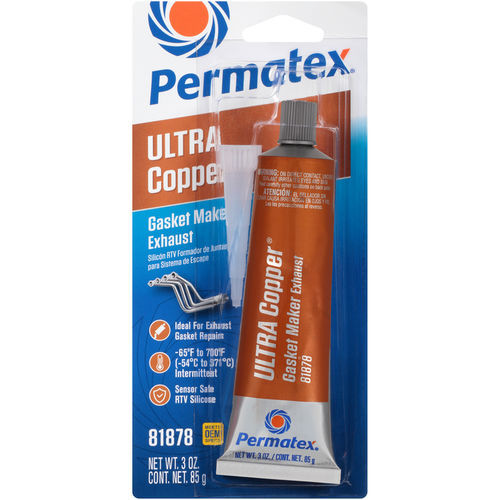 Уплотнитель из силикона - 81878 - PERMATEX - из меди / RTV / выпуска