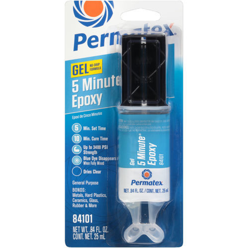 Эпоксидный клей - 84101 - PERMATEX - для резины / для стекла / для металла