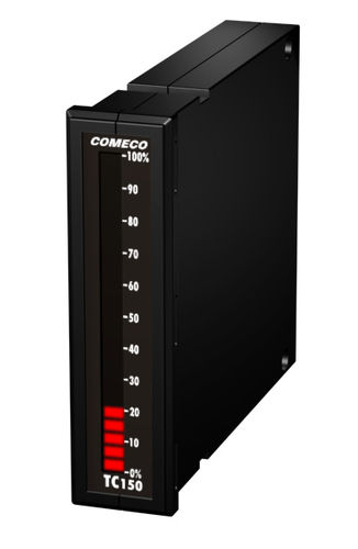 Индикатор для процесса - -10 °C ... +65 °C | TC150 - Comeco Control & Measurement - с линейным индикатором / LED / для установки на панель