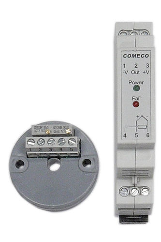 Трансмиттер температуры на DIN-рейке - -50 °C ... +1 300 °C | TRN series - Comeco Control & Measurement - термопара / аналоговый / процесса