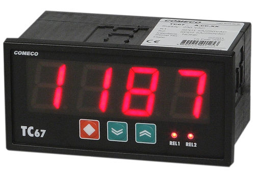 Индикатор для измерения температуры - 32 mm | TC67U-D4 - Comeco Control & Measurement - цифровой / для установки на панель
